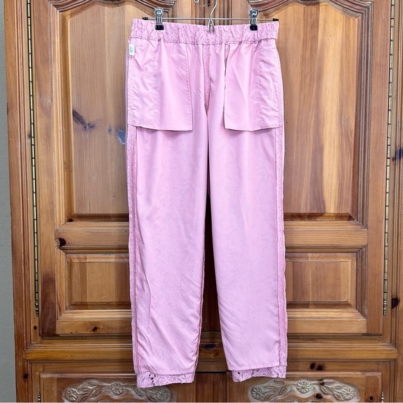 J Crew Factory Blush Pink Lace Pants - Picture 3 of 7